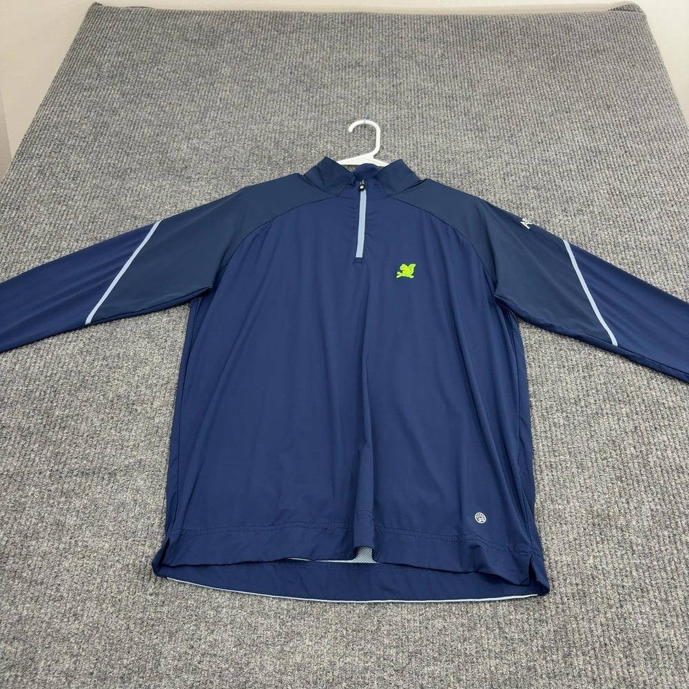FootJoy Pullover Mens S Blue Nylon Spandex Quarter Zip Golf Athletic Performance